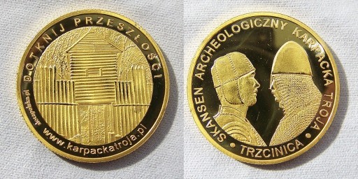 Zdjęcie oferty: Medal Złota Polska - Karpacka Troja