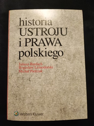 Zdjęcie oferty: Historia Ustroju i Prawa polskiego