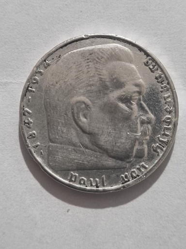 Zdjęcie oferty: 2 MARKI NIEMCY 1937R HINDENBURG