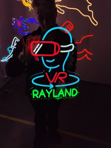 Zdjęcie oferty: Gry VR. Neon Napisy Świetlne Na Ścianę.