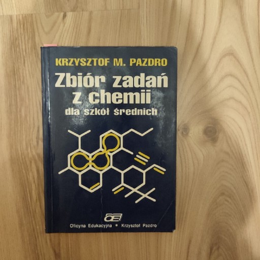 Zdjęcie oferty: Książka Krzysztof M. Pazdro - Zbiór zadań z chemii