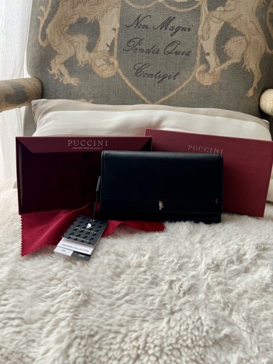 Zdjęcie oferty: Puccini piękny skórzany duży portfel damski