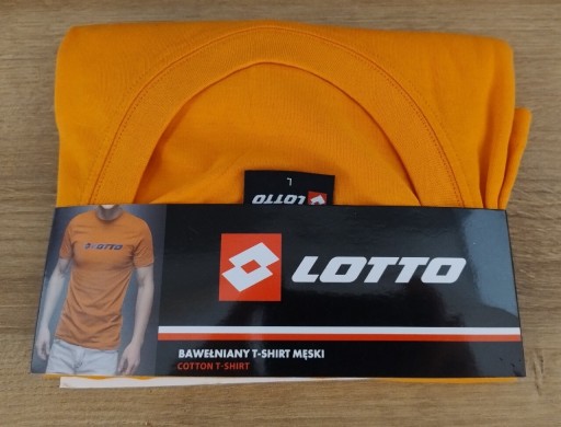 Zdjęcie oferty: NOWA koszulka męska LOTTO rozmiar L pomarańczowa
