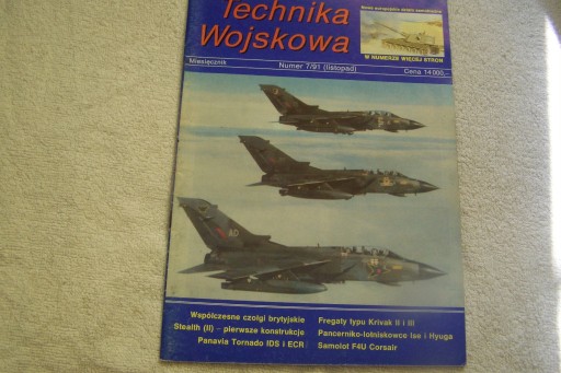 Zdjęcie oferty: czasopismo Technika wojskowa nr 7/91.