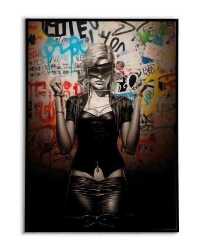 Zdjęcie oferty: Le Yack - Blind Justice - PLAKAT A3, Dekoracja - trzeci plakat GRATIS