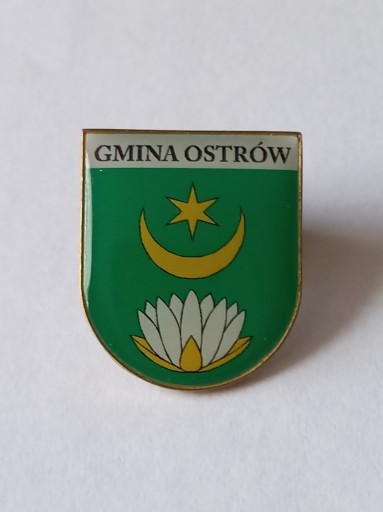 Zdjęcie oferty: Herb gmina Ostrów przypinka pin odznaka wpinka