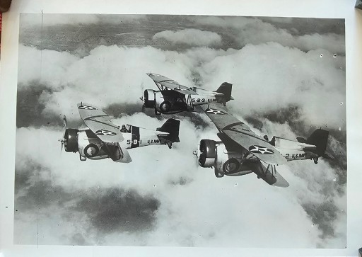 Zdjęcie oferty: Eskadra US Navy Curtiss BF2C-I VB-5B foto z 1936r.