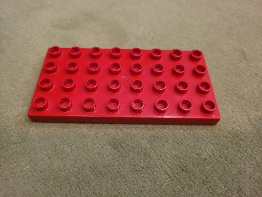 Zdjęcie oferty: LEGO DUPLO podstawka czerwona 4x8