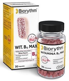 Zdjęcie oferty: Biorythm witamina B12 30kaps.