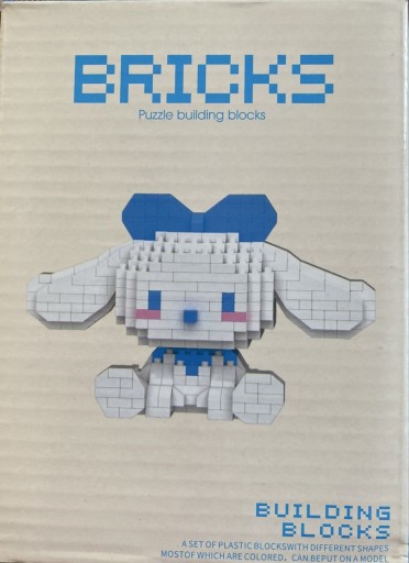 Zdjęcie oferty: Klocki  Figurka z pudełkiem 396 sztuk KUROMI