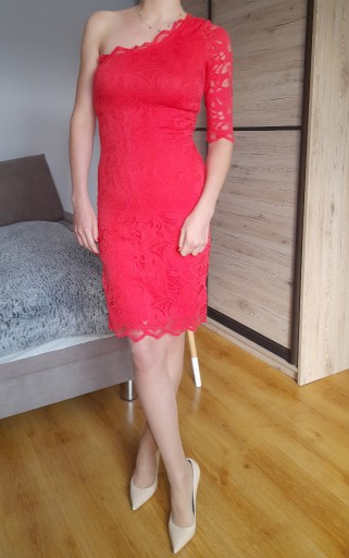 Zdjęcie oferty: Sukienka koronkowa czerwona