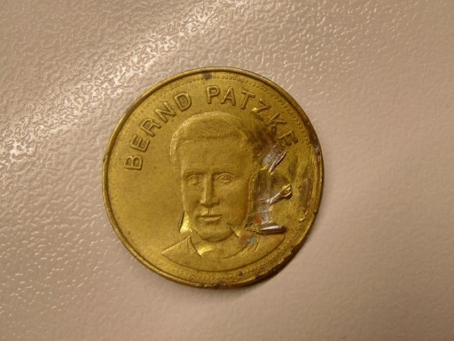 Zdjęcie oferty: Shell Traum-Elf Bernd Patzke 1969 Token uszkodzony