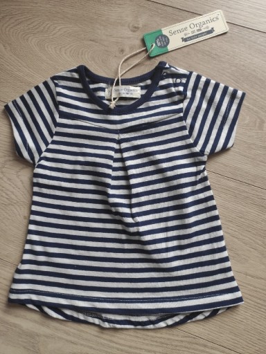 Zdjęcie oferty: Bluzka w paski 62/68cm 3-6m