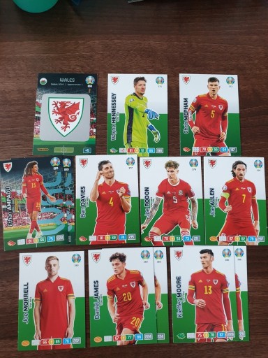 Zdjęcie oferty: Karty Panini Euro 2020 WALIA