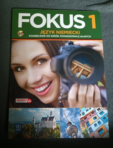 Zdjęcie oferty: Fokus 1  - podręcznik do języka niemieckiego