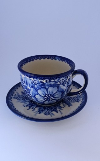 Zdjęcie oferty: Filiżanka ceramiczna 200ml, kobalt, niebieski 