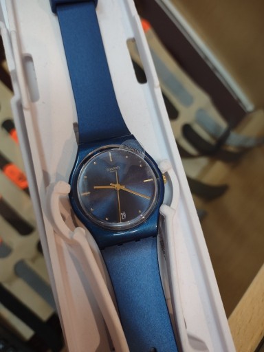 Zdjęcie oferty: Nowy zegarek damski Swatch PEARLYBLUE GN417