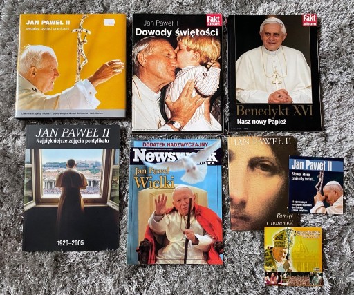 Zdjęcie oferty: Papież Jan Paweł II - książki, czasopisma, DVD