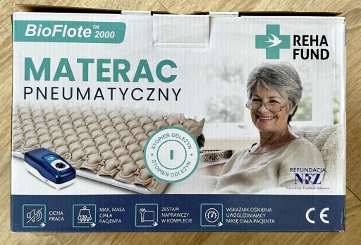 Zdjęcie oferty: Materac przeciwodleżynowy BioFlote 2000