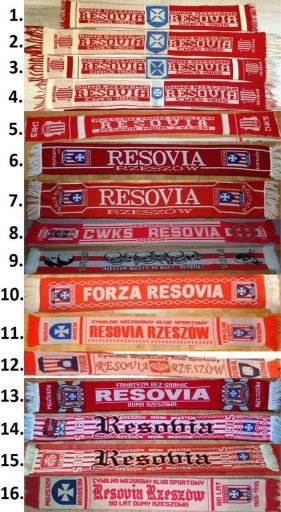 Zdjęcie oferty: Resovia Rzeszow szaliki