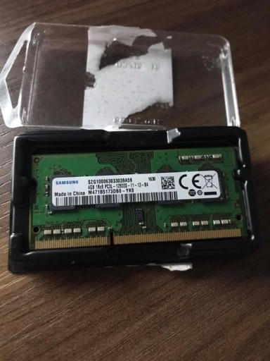 Zdjęcie oferty: RAM Samsung 4GB 1Rx8 PC3L 12800S-11-12-B4 SO-DIMM