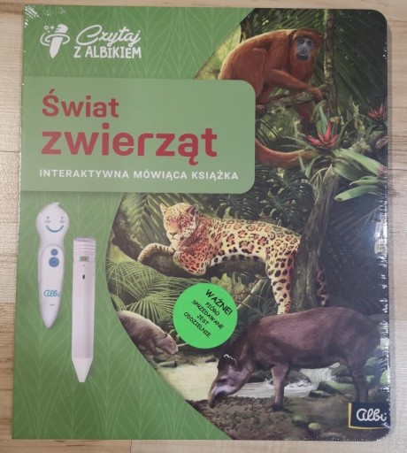Zdjęcie oferty: Tanio !! Książka Interaktywna Czytaj z Albikiem - ŚWIAT ZWIERZĄT