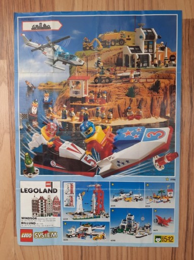 Zdjęcie oferty: Ulotka plakat Lego 1996 Town 1 A4