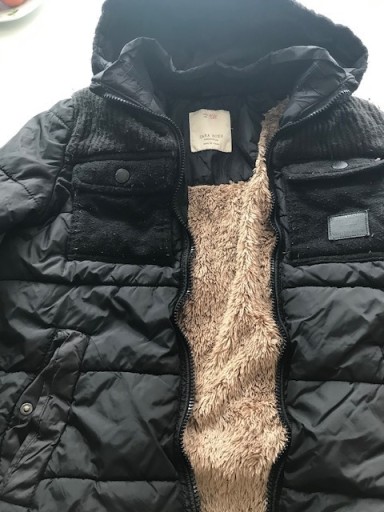 Zdjęcie oferty: Kurtka chłopięca Zara Boys r 140 czarna z kożuszki