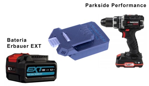 Zdjęcie oferty: Adapter Parkside Performance na bat. Erbauer EXT