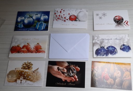 Zdjęcie oferty: Kartki świąteczne 29szt + koperty