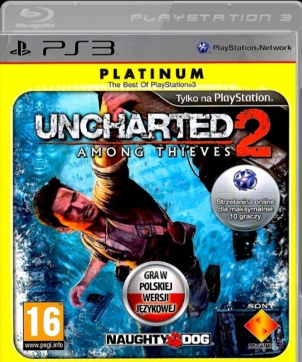 Zdjęcie oferty: UNCHARTED 2 AMONG THIEVES PLATINUM DUBBING PL PS3