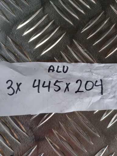 Zdjęcie oferty: Blacha aluminiowa ryflowana 3 mm 450x200 Formatka