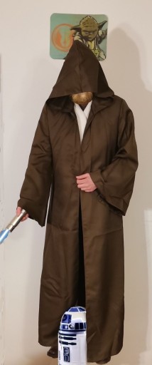 Zdjęcie oferty: PŁASZCZ JEDI OBI WAN STAR WARS KAPTUR MNICH NOWY