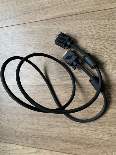 Zdjęcie oferty: Kabel VGA do komputera czarny(D-Sub)