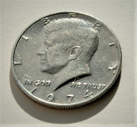 Zdjęcie oferty: 1/2 dolar 1974 BZM half dollar Kennedy Stan!!!