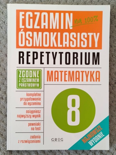 Zdjęcie oferty: Repetytorium do egzaminu ósmoklasisty Matematyka