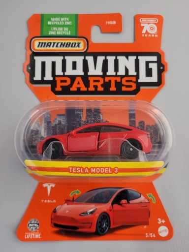 Zdjęcie oferty: Matchbox Moving Parts Tesla Model 3 