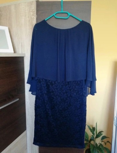 Zdjęcie oferty: Granatowa sukienka w koronkę Orsay rozmiar 44/XXL 
