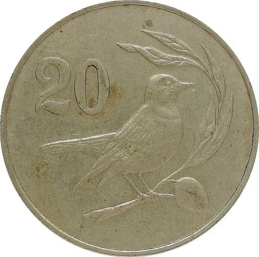 Zdjęcie oferty: Cypr 20 cents 1983, KM#57.1