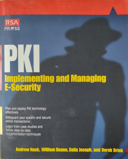 Zdjęcie oferty: PKI Implementing and Managing E-Security A. Nash