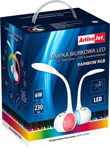 Zdjęcie oferty: ActiveJet Lampka biurkowa LED Rgb 6W 230 lm