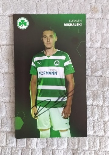 Zdjęcie oferty: autograf Damian Michalski Greuther Fürth  22/23