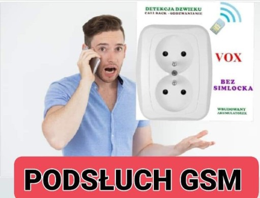 Zdjęcie oferty: PODSŁUCHY PODSŁUCH GSM+VOX! GNIAZDKO 2024! DYSKRETNE PRODUKT POLSKI OKAZJA 