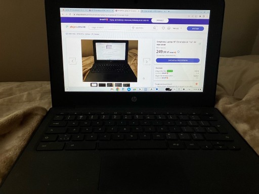 Zdjęcie oferty: Dotykowy Laptop HP Chromebook 11,6'' A4 4GB 32GB