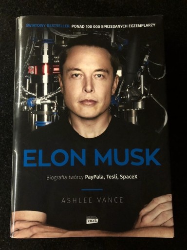 Zdjęcie oferty: Elon Musk Biografia twórcy PayPala Tesli SpaceX 