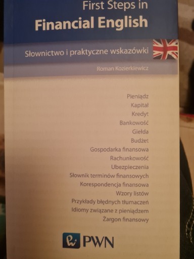 Zdjęcie oferty: First Steps in Financial English Kozierkiewicz