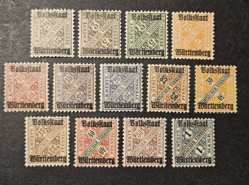 Zdjęcie oferty: *** WuRTEmBErg Nr 258-270  *** ALT DeuTschLAnd *** Serie *** 65