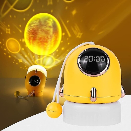 Zdjęcie oferty: Zegar Budzik Lampa projekcyjna LED Dla dziecka
