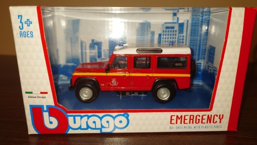 Zdjęcie oferty: Bburago Emergency Land Rover Defender 110 BURAGO