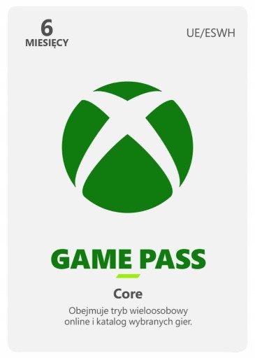 Zdjęcie oferty: SUBSKRYPCJA XBOX GAME PASS CORE / 6 MIESIĘCY KLUCZ PL +BONUSOWA GRA